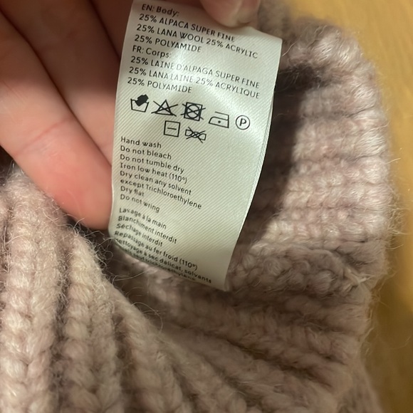 RARE Nanushka Evie Half-Zip Cable Knit Sweater - Picture 5 of 11